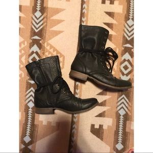 Black Combat Boots
